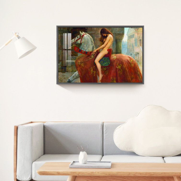 Winston Porter Lady Godiva Framed On Canvas by John Collier